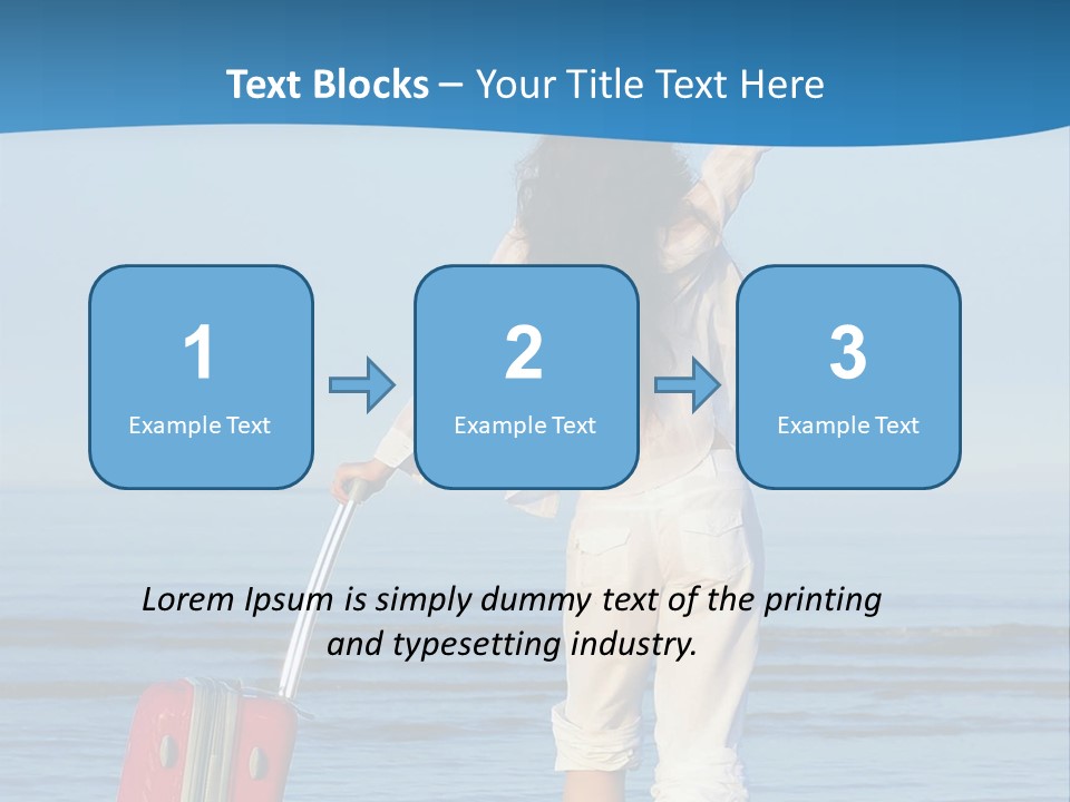 Spa Summer Sand PowerPoint Template