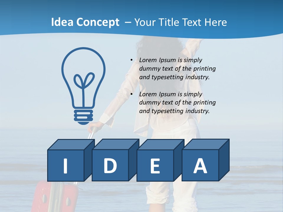 Spa Summer Sand PowerPoint Template