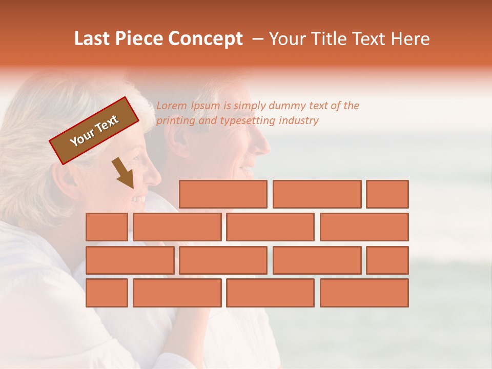 Summer Mature Stomach PowerPoint Template