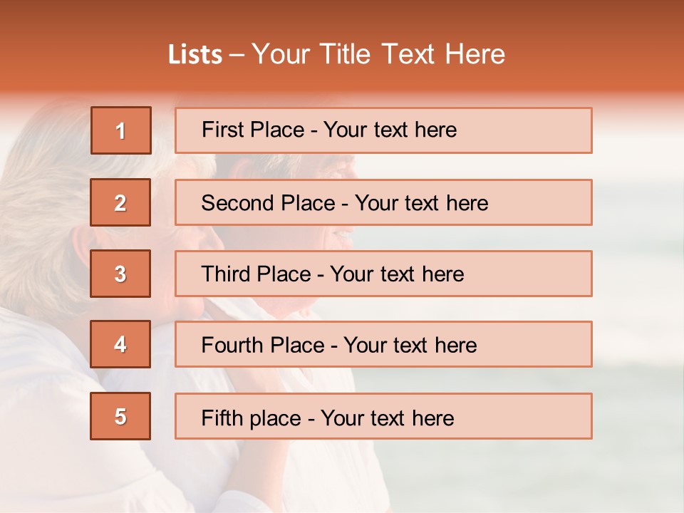 Summer Mature Stomach PowerPoint Template