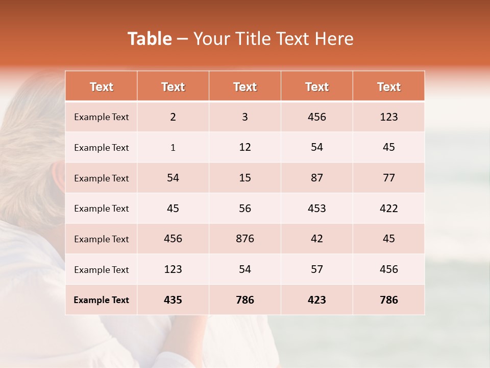 Summer Mature Stomach PowerPoint Template