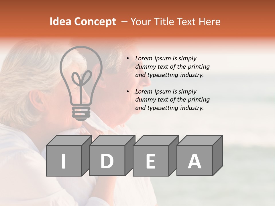 Summer Mature Stomach PowerPoint Template