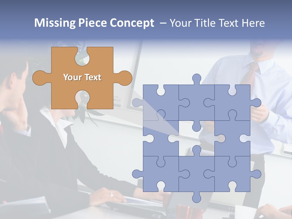 A Man Giving A Presentation To A Group Of People PowerPoint Template