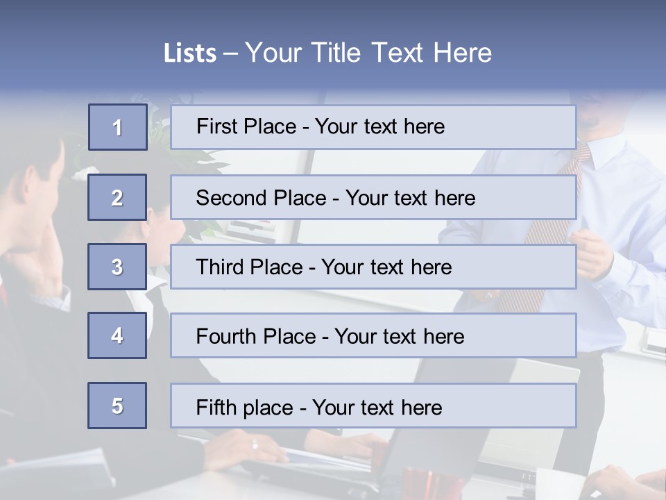 A Man Giving A Presentation To A Group Of People PowerPoint Template