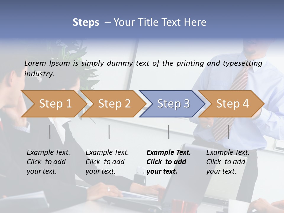 A Man Giving A Presentation To A Group Of People PowerPoint Template