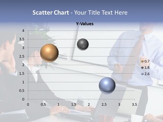 A Man Giving A Presentation To A Group Of People PowerPoint Template