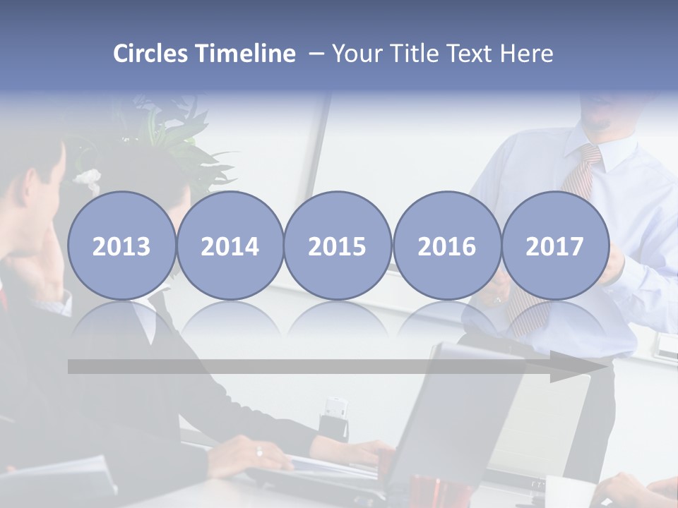 A Man Giving A Presentation To A Group Of People PowerPoint Template