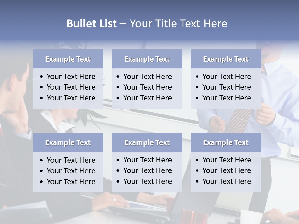 A Man Giving A Presentation To A Group Of People PowerPoint Template