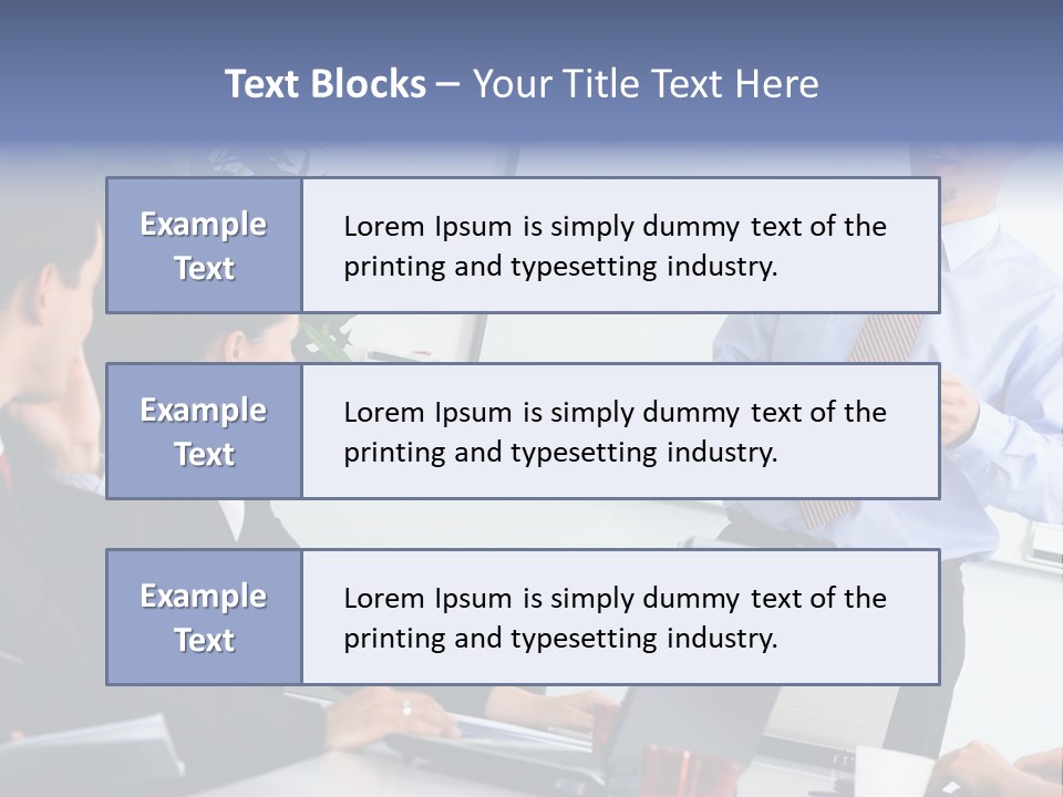 A Man Giving A Presentation To A Group Of People PowerPoint Template