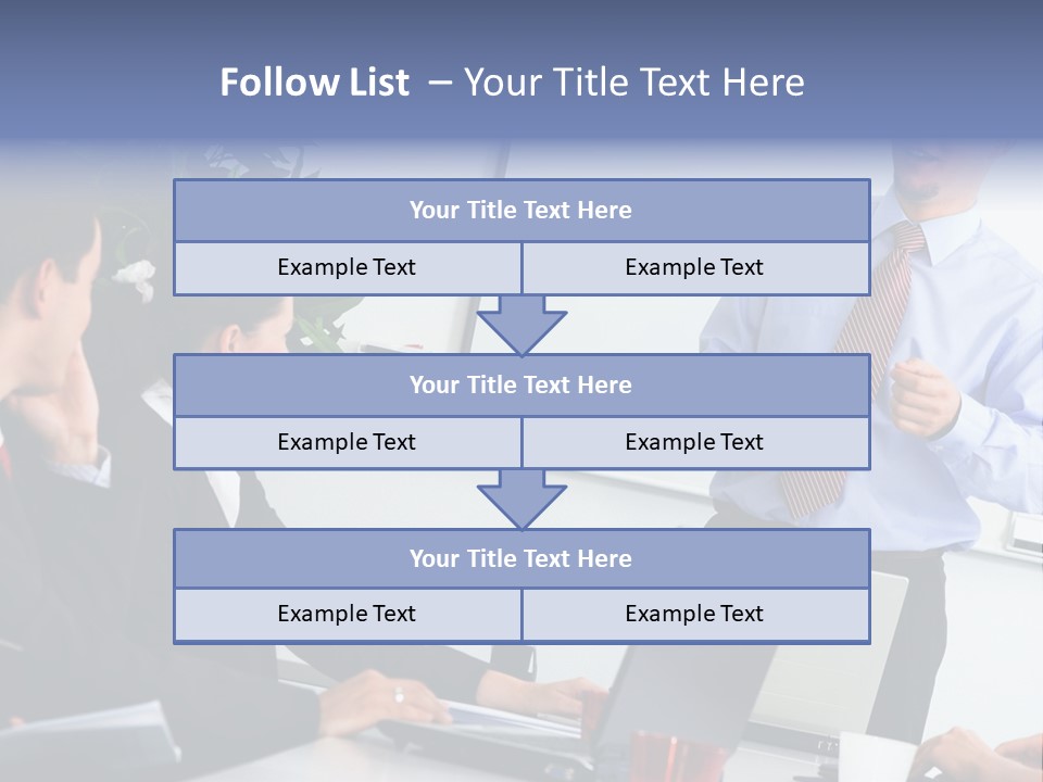 A Man Giving A Presentation To A Group Of People PowerPoint Template