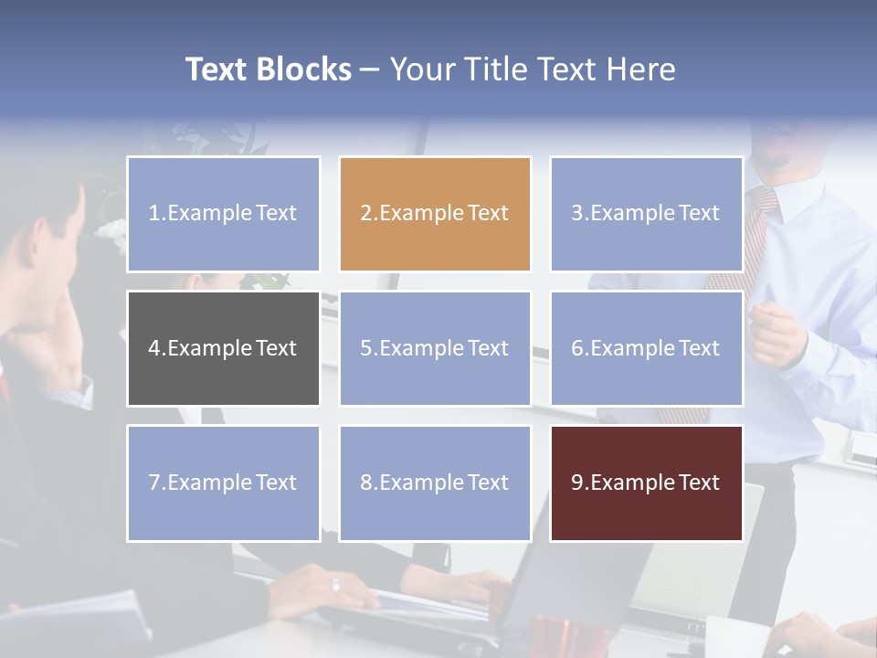 A Man Giving A Presentation To A Group Of People PowerPoint Template