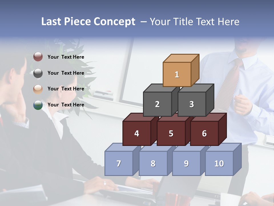 A Man Giving A Presentation To A Group Of People PowerPoint Template