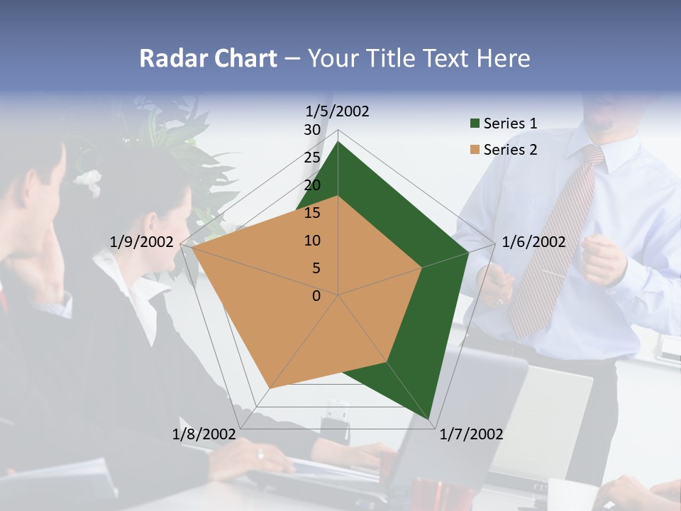 A Man Giving A Presentation To A Group Of People PowerPoint Template