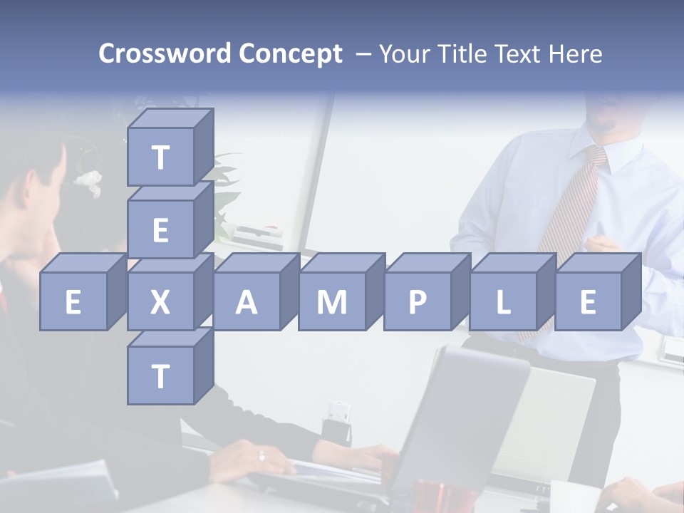 A Man Giving A Presentation To A Group Of People PowerPoint Template