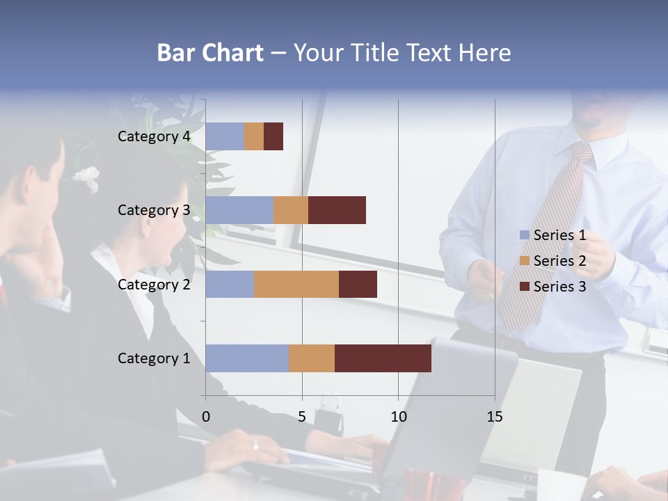 A Man Giving A Presentation To A Group Of People PowerPoint Template