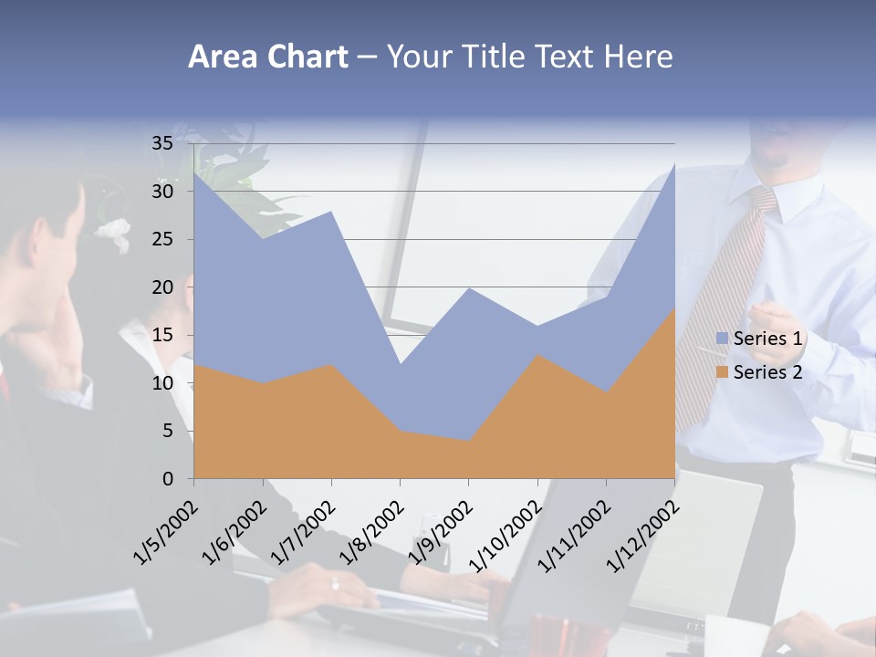 A Man Giving A Presentation To A Group Of People PowerPoint Template