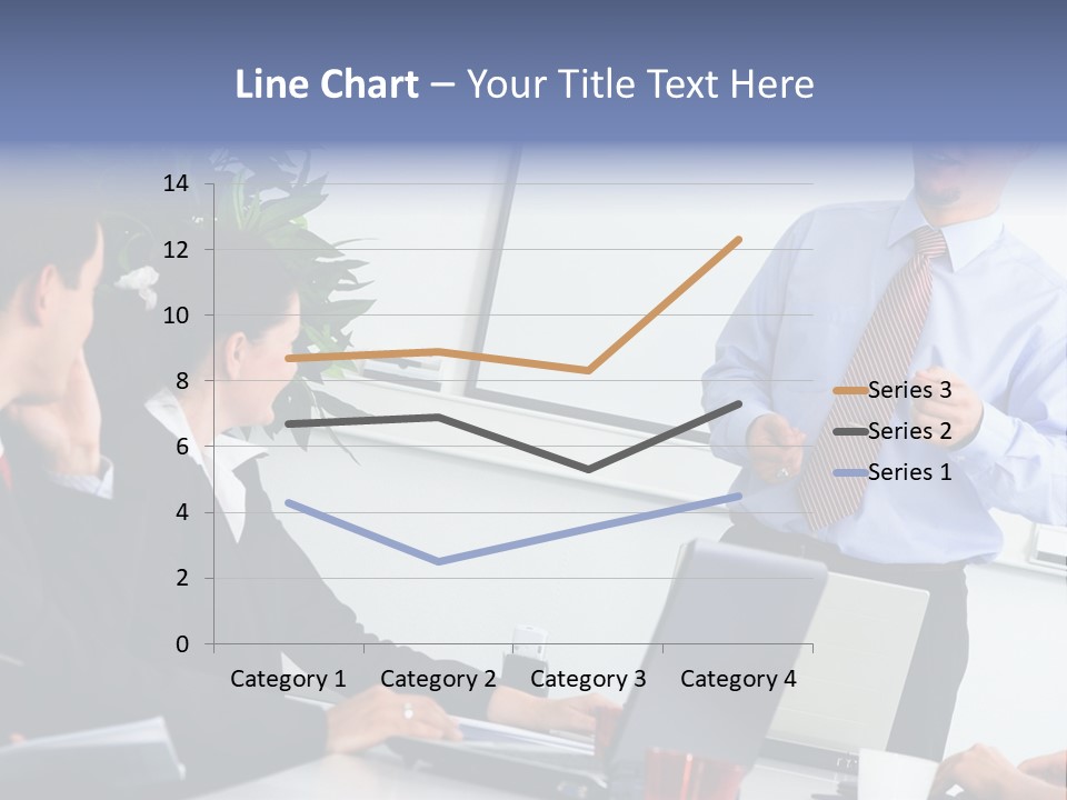 A Man Giving A Presentation To A Group Of People PowerPoint Template