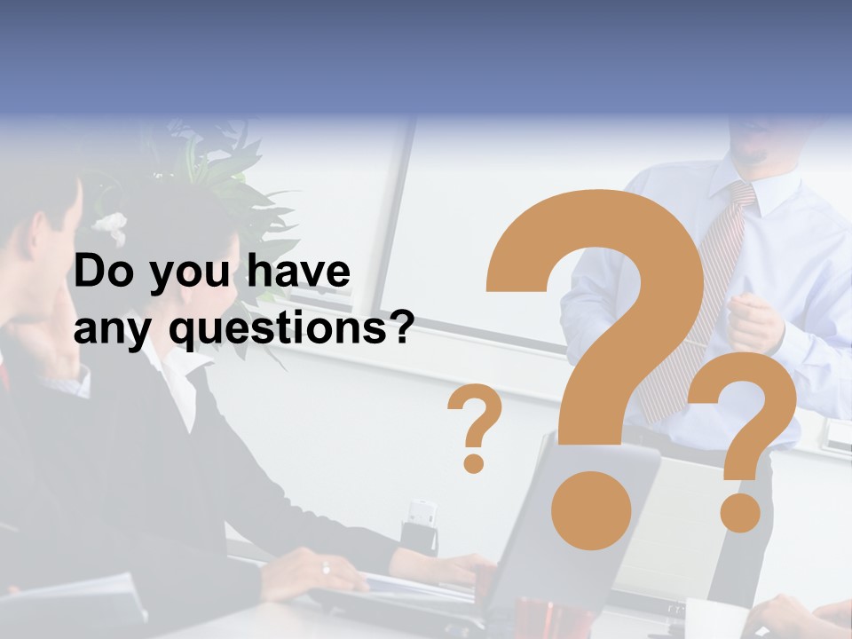 A Man Giving A Presentation To A Group Of People PowerPoint Template