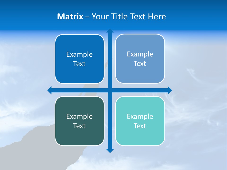 A Person Standing On Top Of A Hill With Their Arms In The Air PowerPoint Template