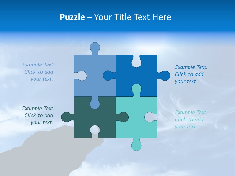 A Person Standing On Top Of A Hill With Their Arms In The Air PowerPoint Template