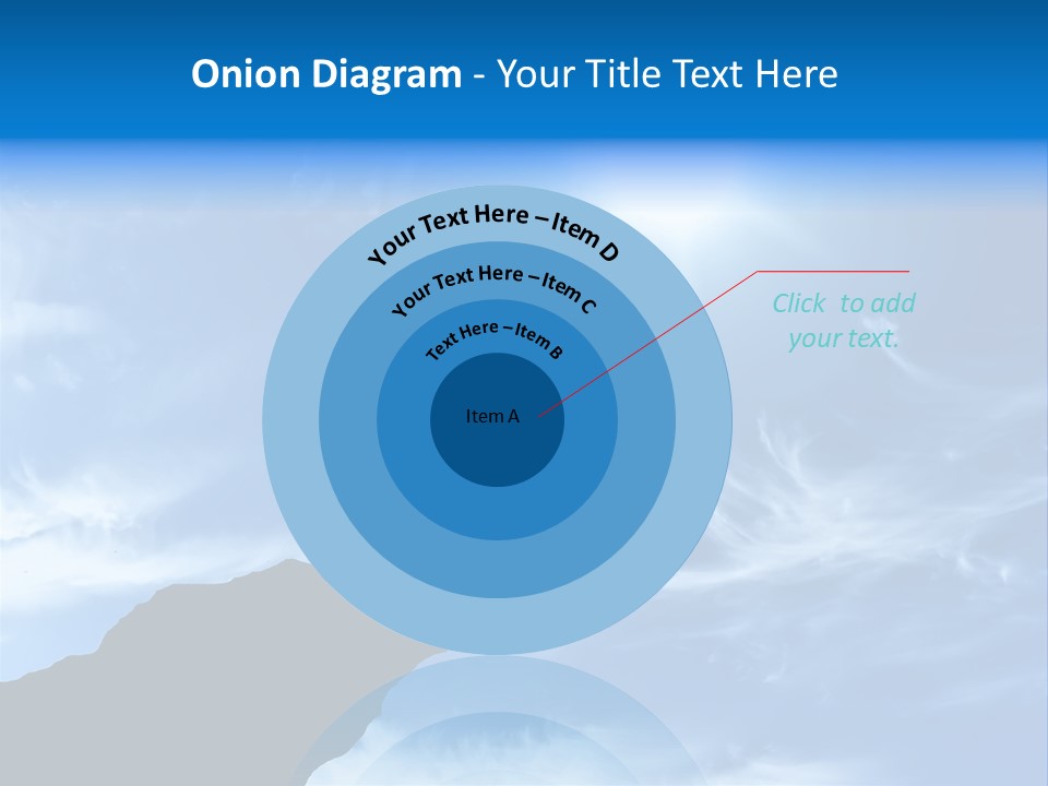 A Person Standing On Top Of A Hill With Their Arms In The Air PowerPoint Template