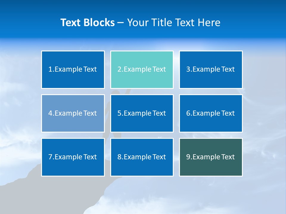 A Person Standing On Top Of A Hill With Their Arms In The Air PowerPoint Template