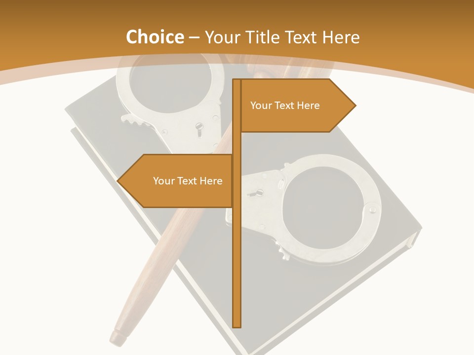 Choice Finger Symbol PowerPoint Template