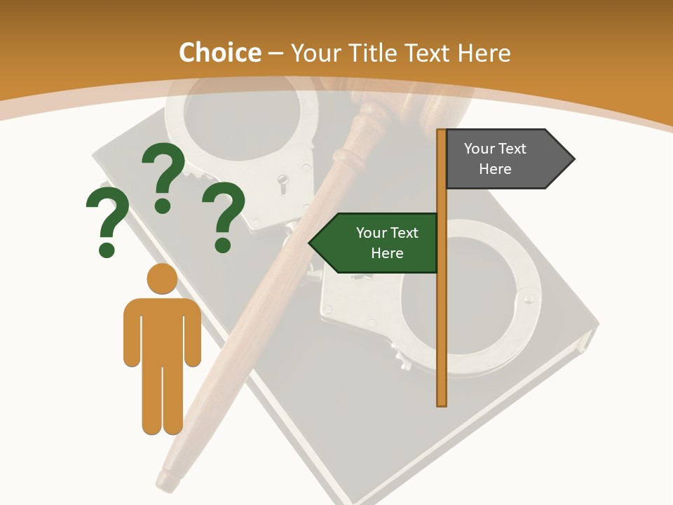 Choice Finger Symbol PowerPoint Template
