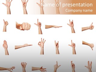 Choice Finger Symbol PowerPoint Template