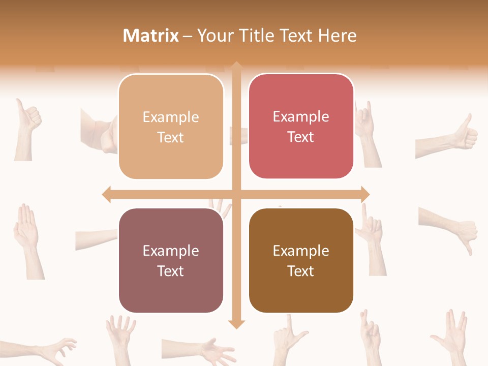 Choice Finger Symbol PowerPoint Template