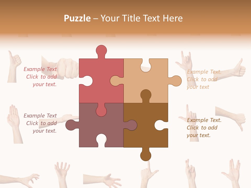 Choice Finger Symbol PowerPoint Template