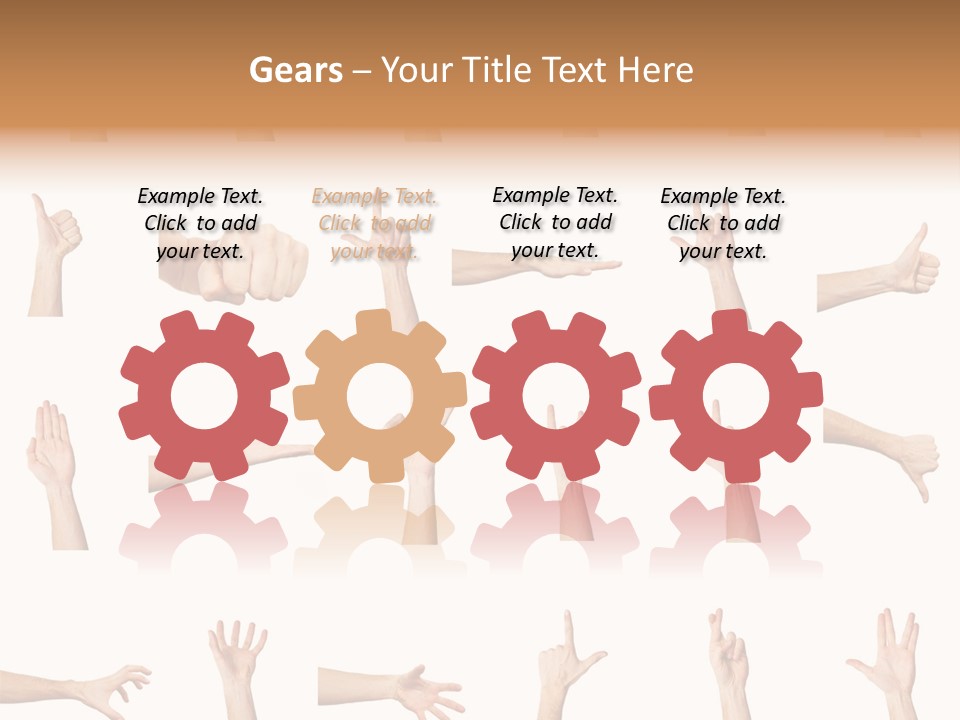 Choice Finger Symbol PowerPoint Template