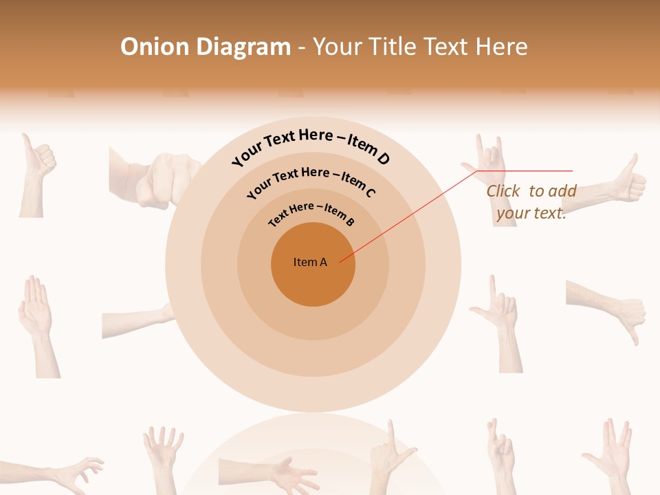 Choice Finger Symbol PowerPoint Template