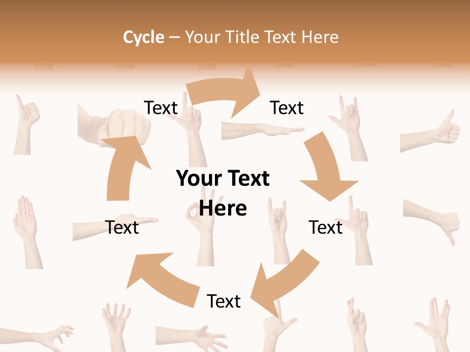 Choice Finger Symbol PowerPoint Template