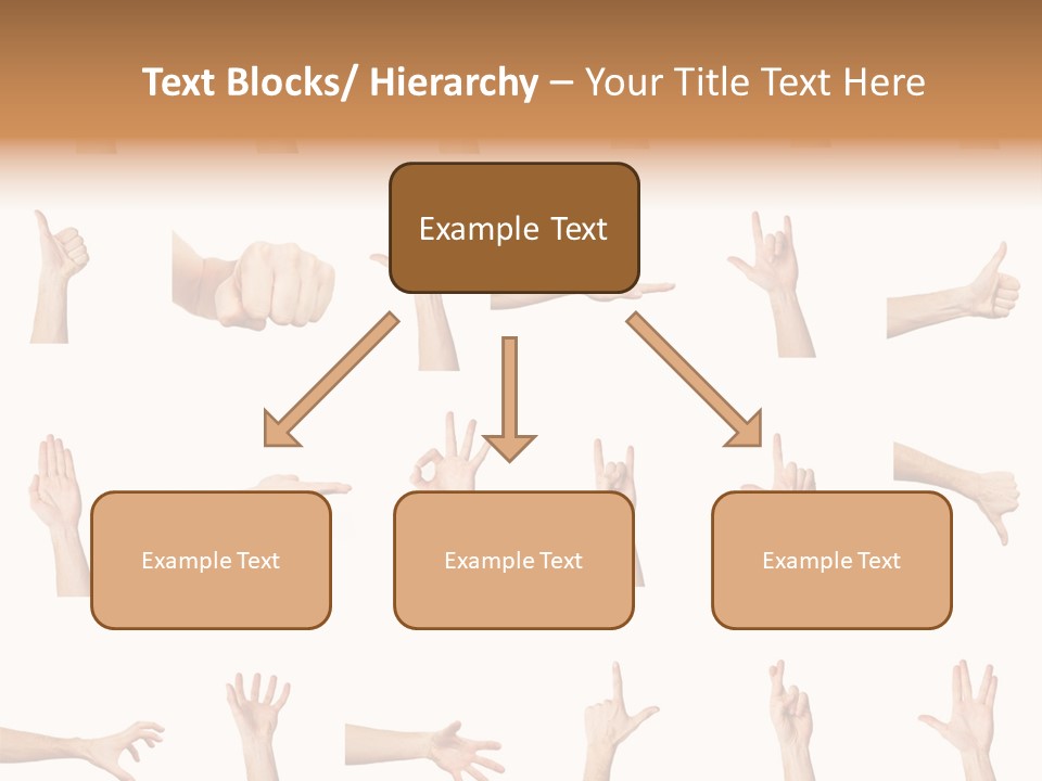 Choice Finger Symbol PowerPoint Template