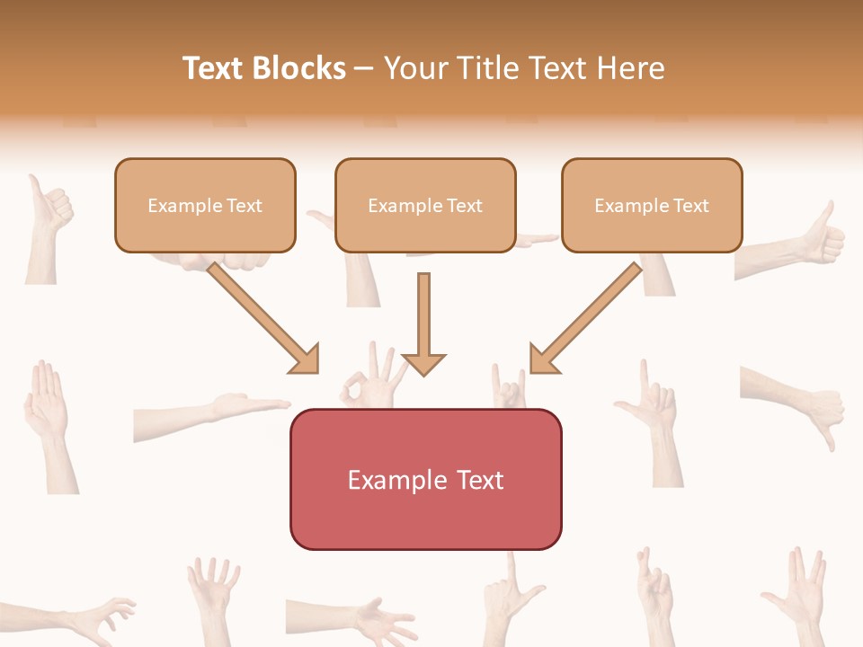 Choice Finger Symbol PowerPoint Template