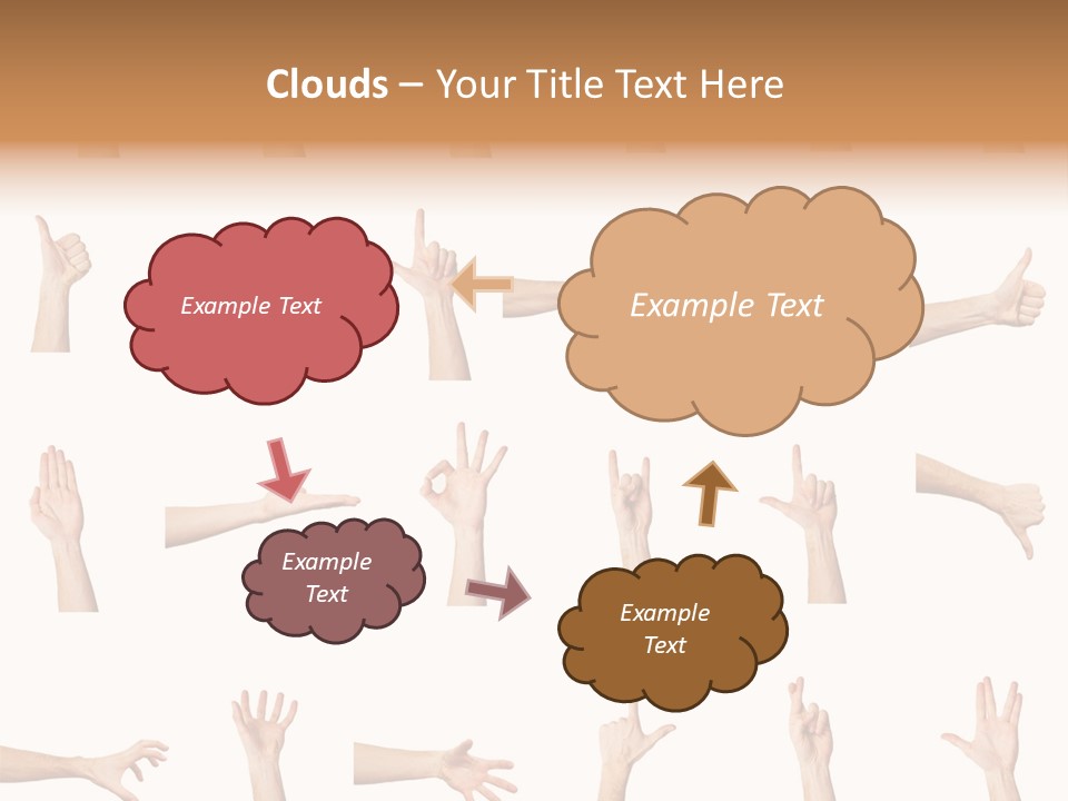 Choice Finger Symbol PowerPoint Template