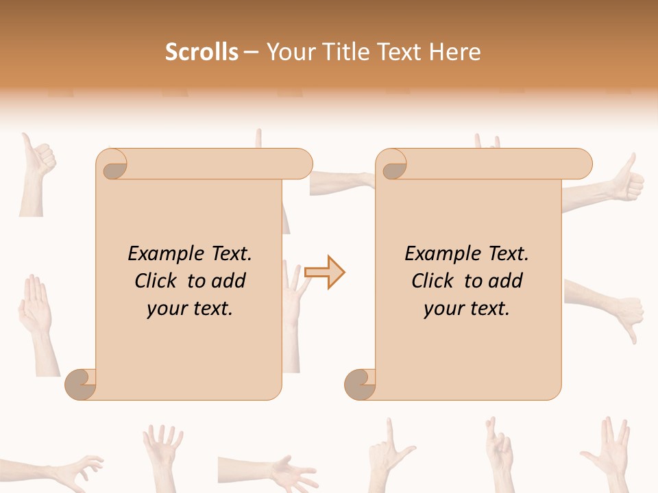 Choice Finger Symbol PowerPoint Template
