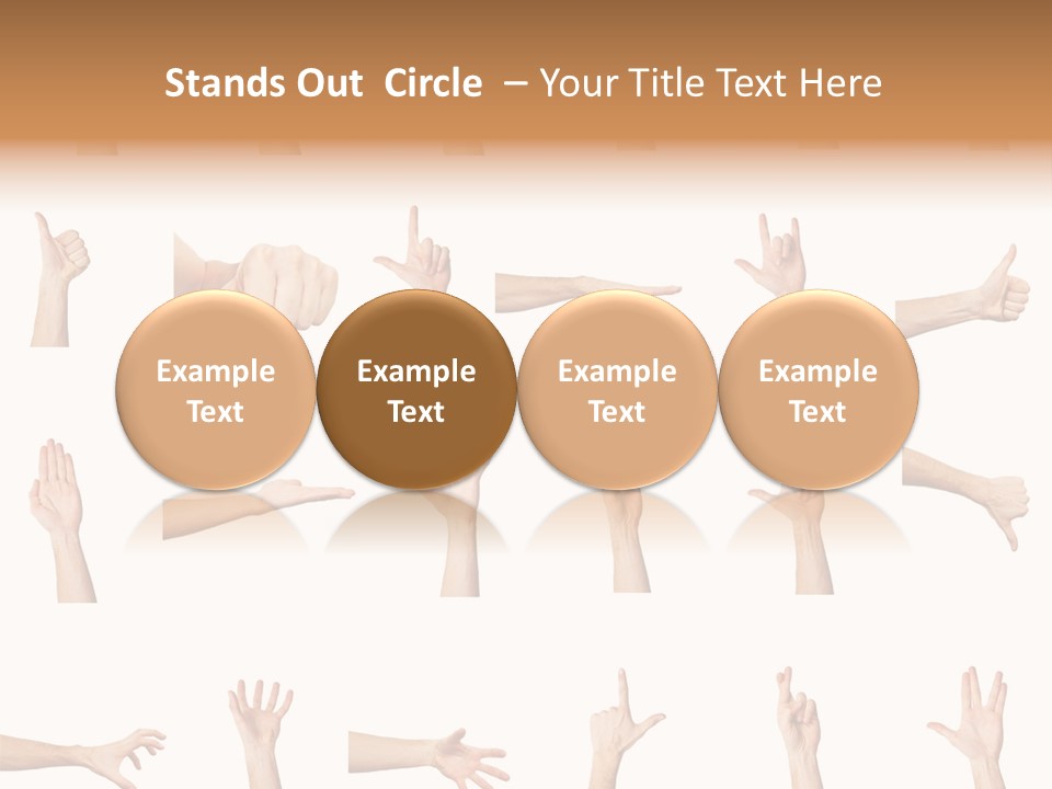 Choice Finger Symbol PowerPoint Template