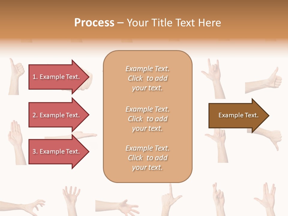 Choice Finger Symbol PowerPoint Template