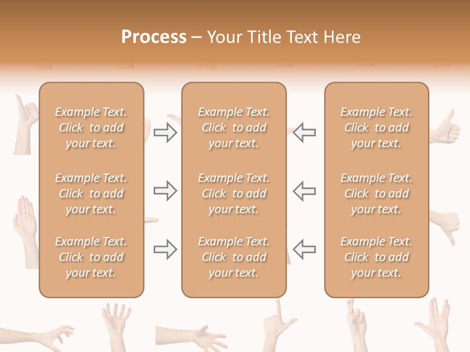 Choice Finger Symbol PowerPoint Template