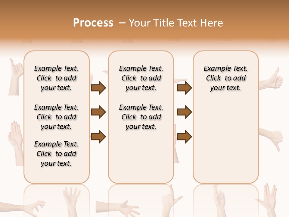 Choice Finger Symbol PowerPoint Template
