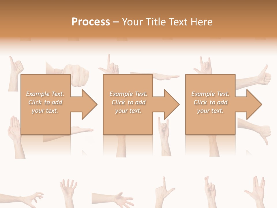 Choice Finger Symbol PowerPoint Template