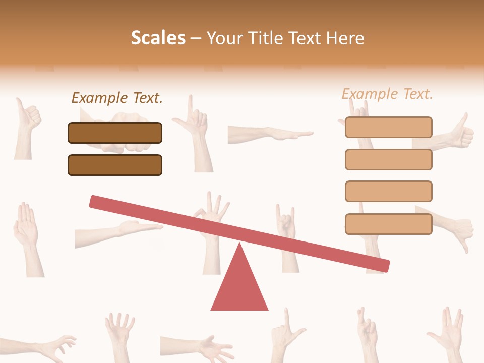 Choice Finger Symbol PowerPoint Template