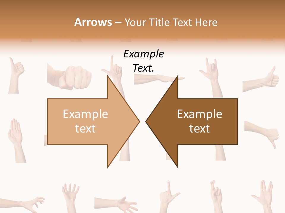 Choice Finger Symbol PowerPoint Template