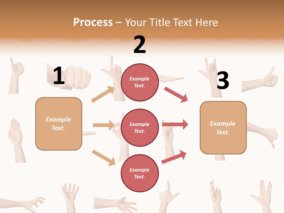 Choice Finger Symbol PowerPoint Template