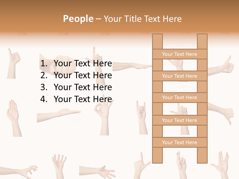 Choice Finger Symbol PowerPoint Template