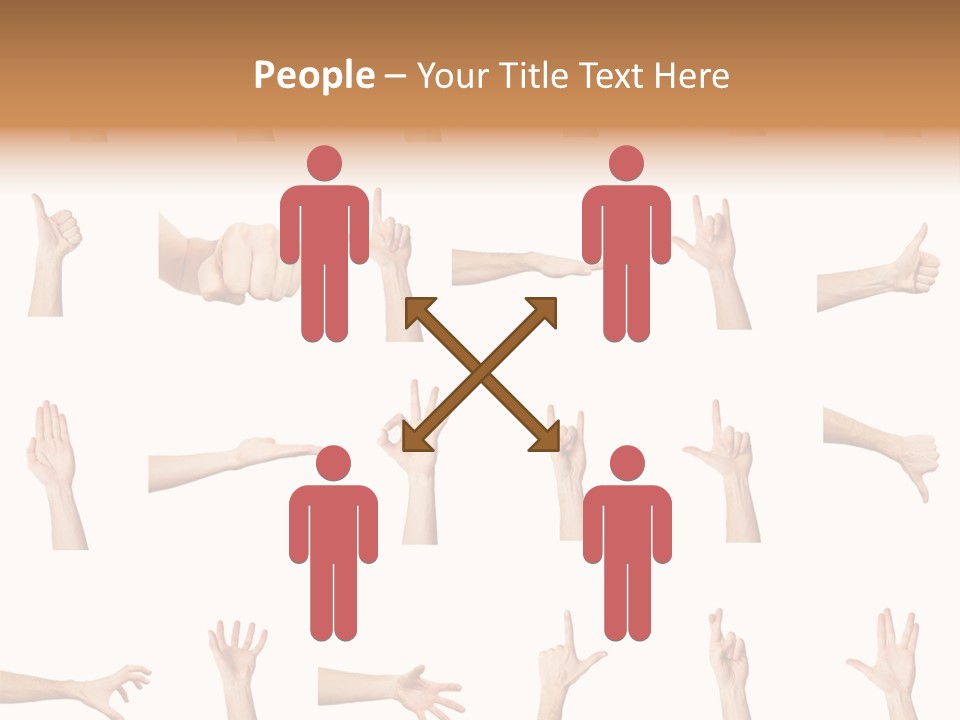 Choice Finger Symbol PowerPoint Template