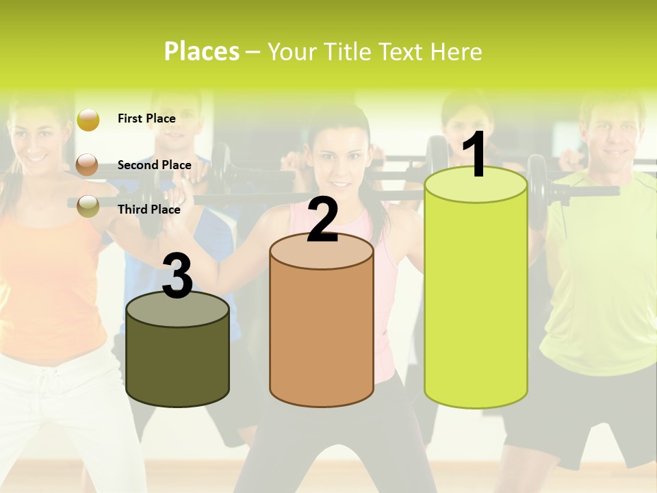 Push Strength Sport PowerPoint Template