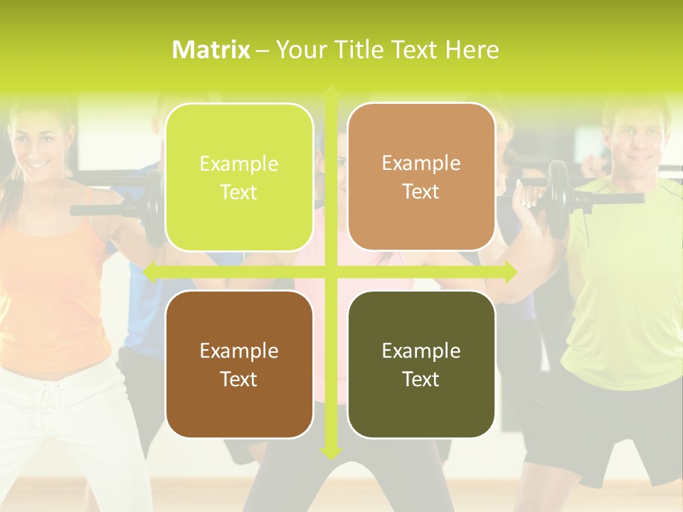 Push Strength Sport PowerPoint Template